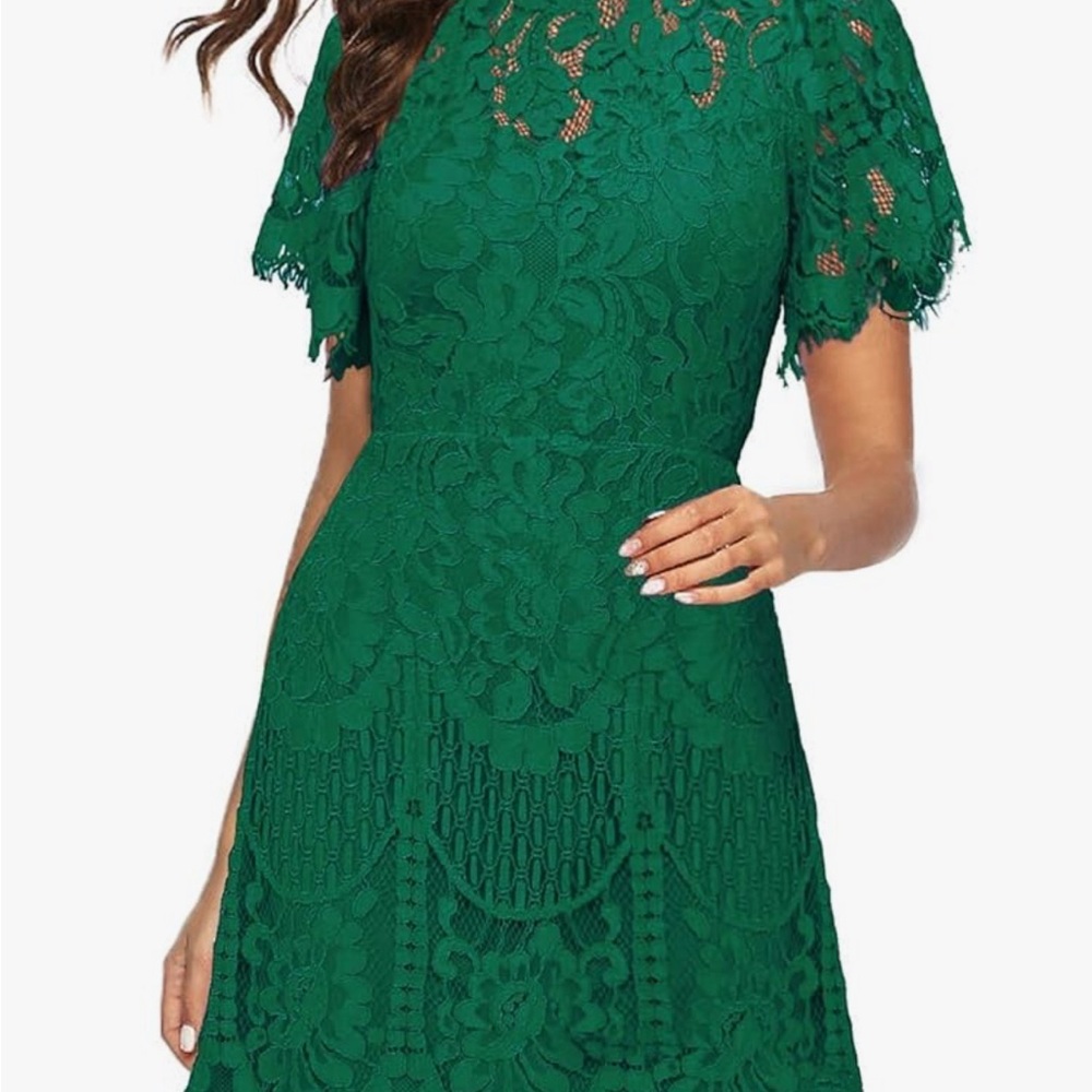 Green Lace Dress